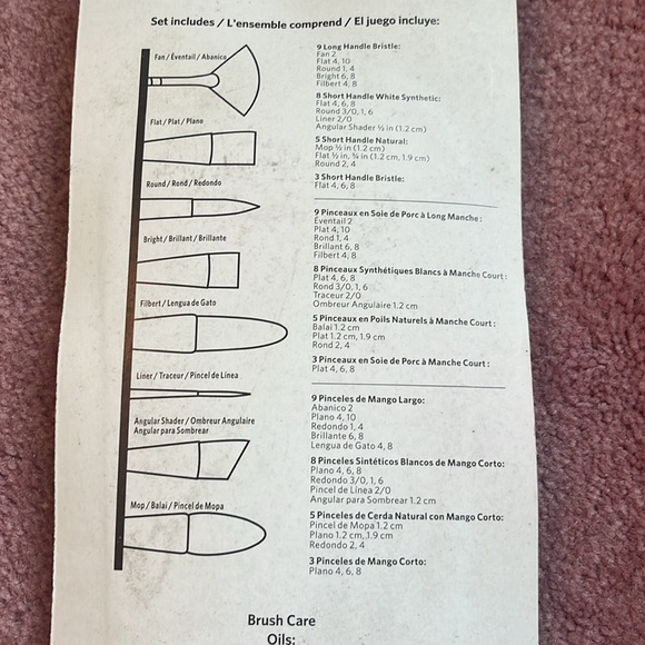 Artist’s Loft All-Purpose Brush Set NWT 25 Pieces for Oils, Watercolor, Acrylics - Picture 5 of 5